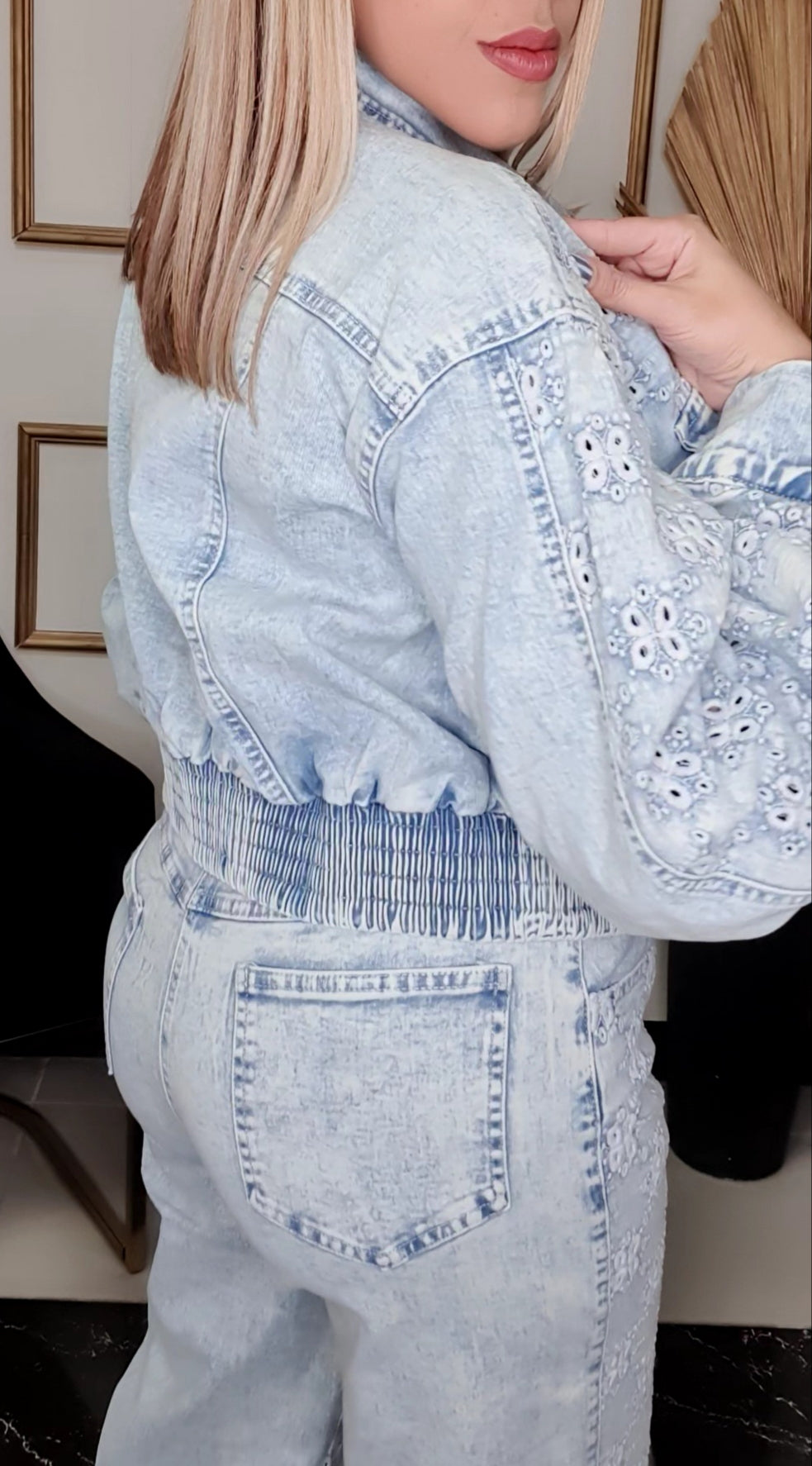 Denim Couture set