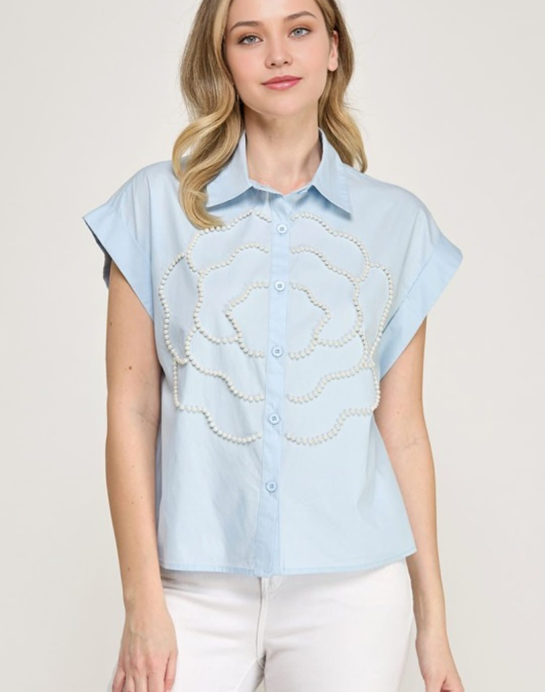 Flower Pearls Top