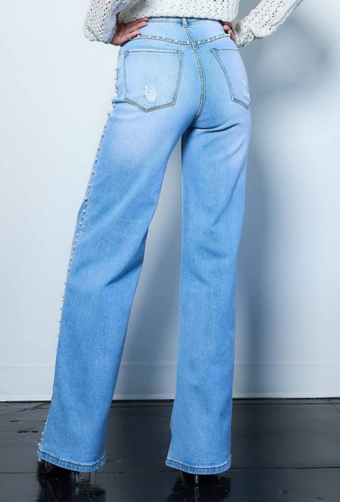 Vibrant Pearls Light Jeans