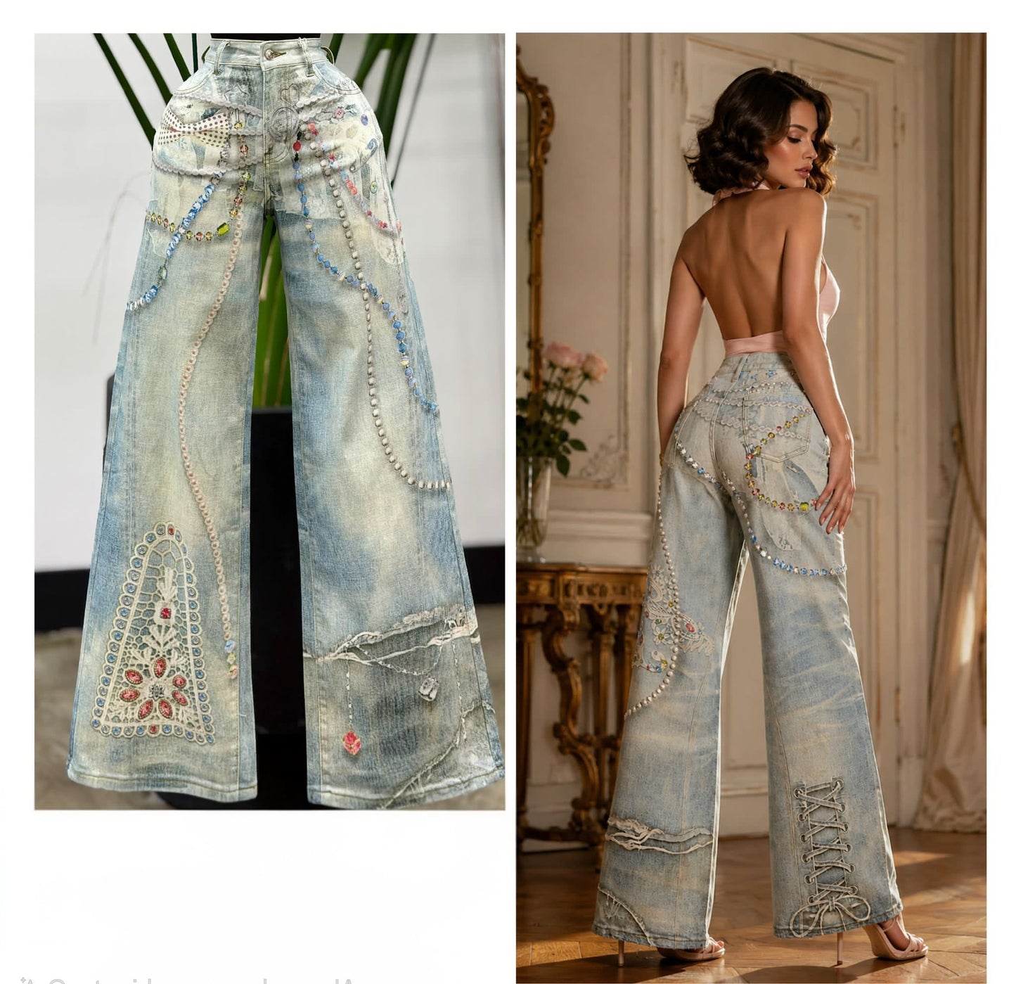 Art Painted Jeans