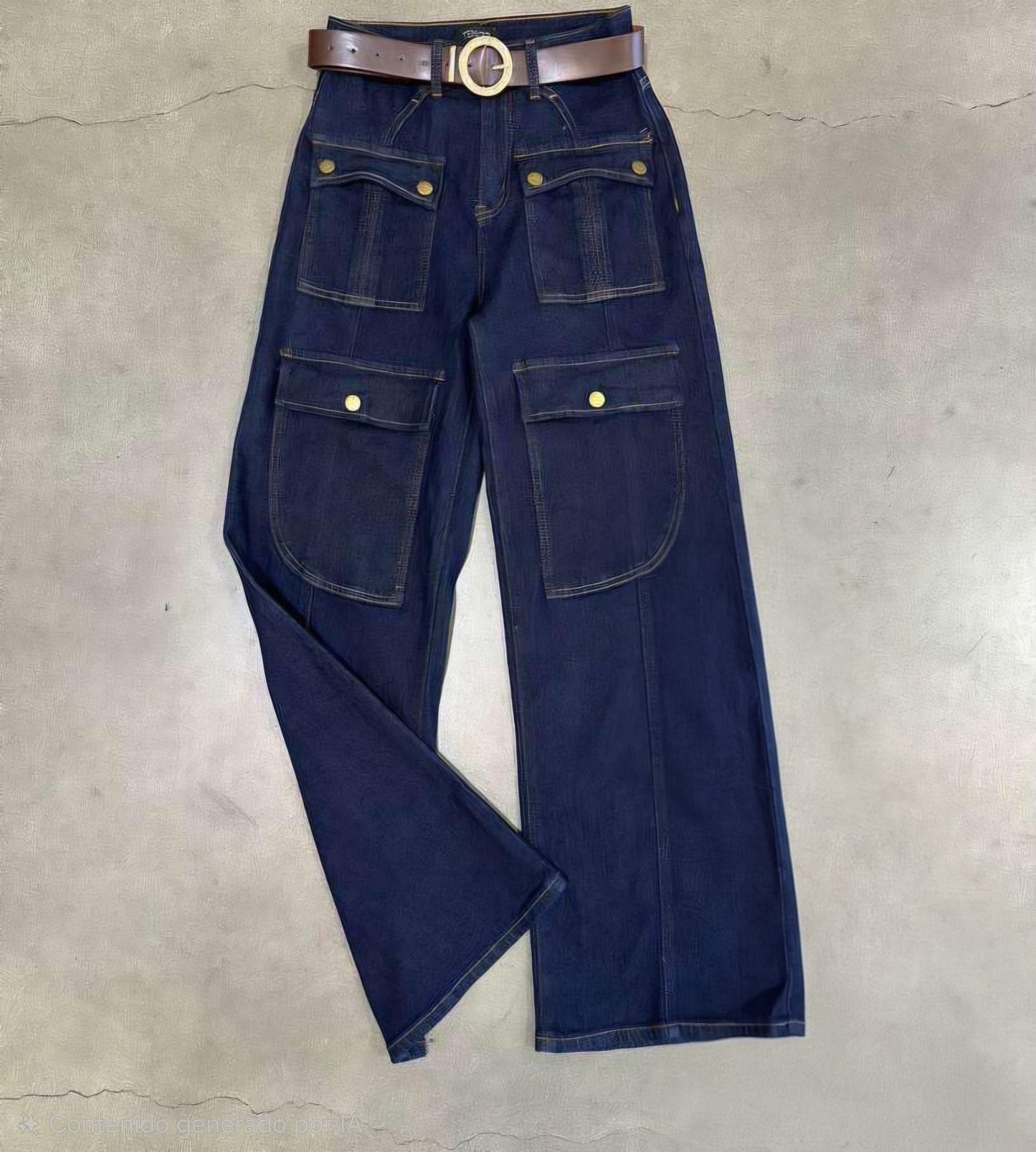 Navy Strechy Jeans