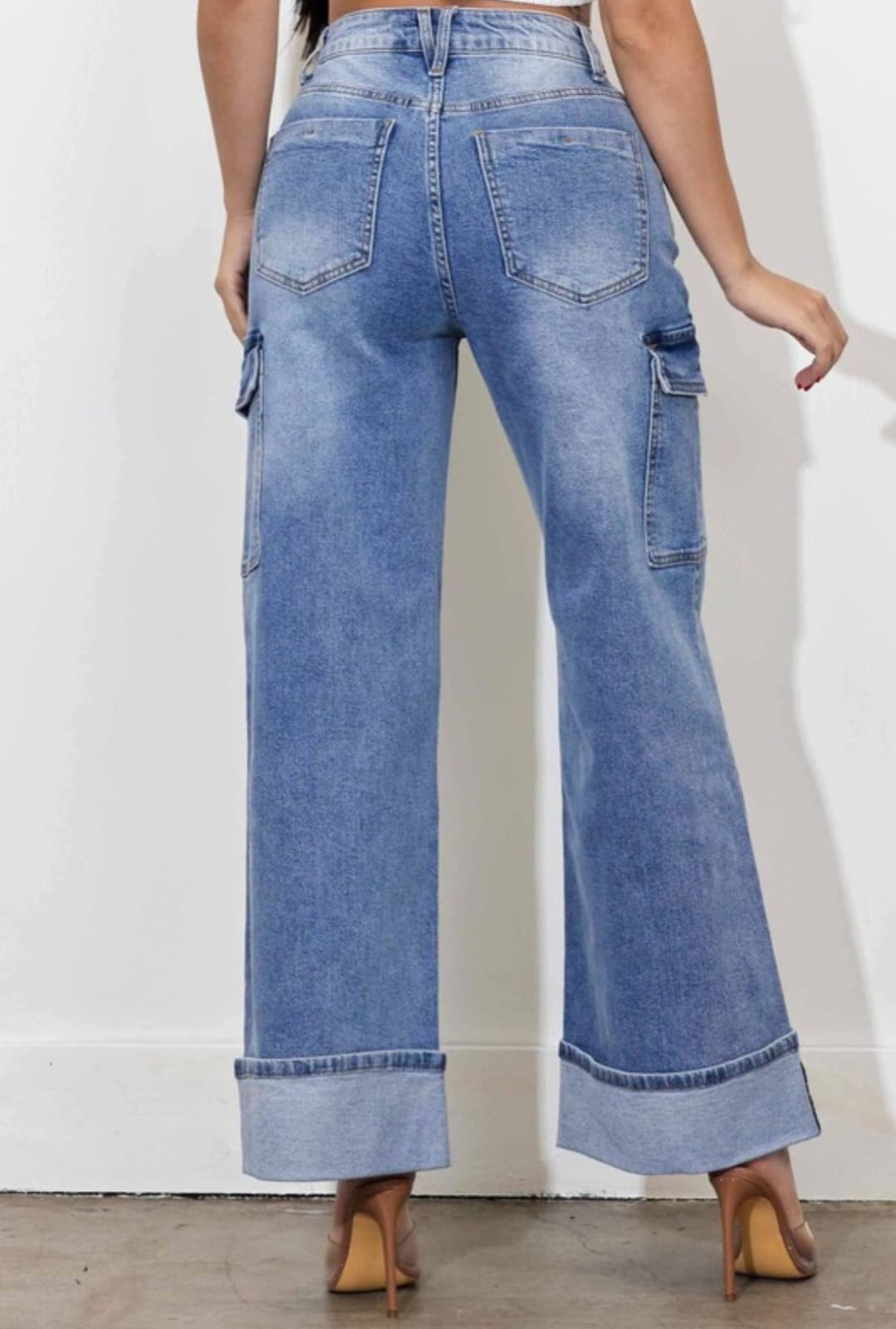 Vibrant Cargo Jeans