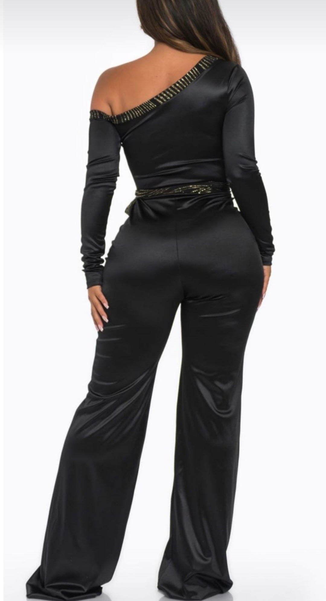 Black & Gold Jumpsuit