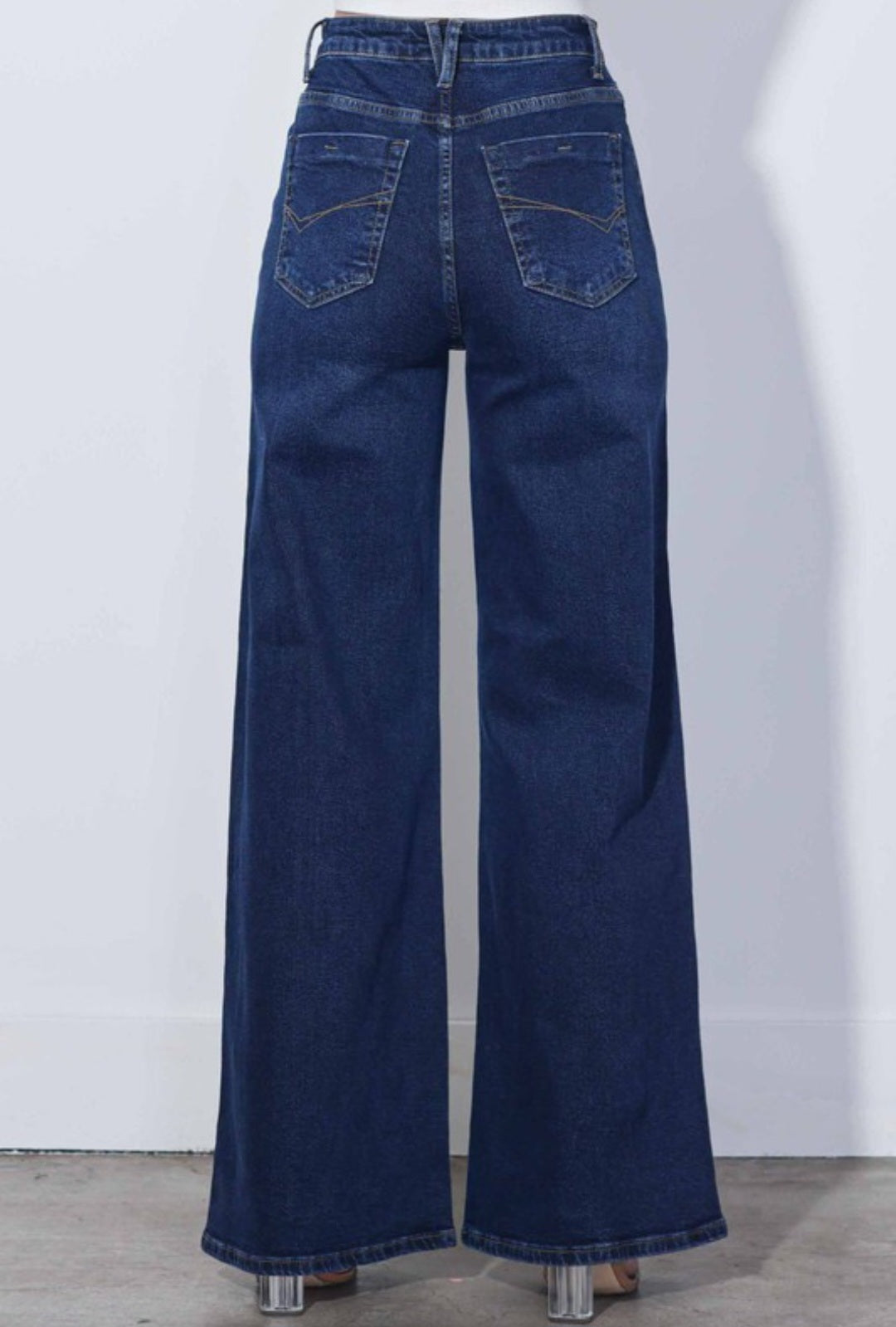 Vibrant Wide Leg Jeans