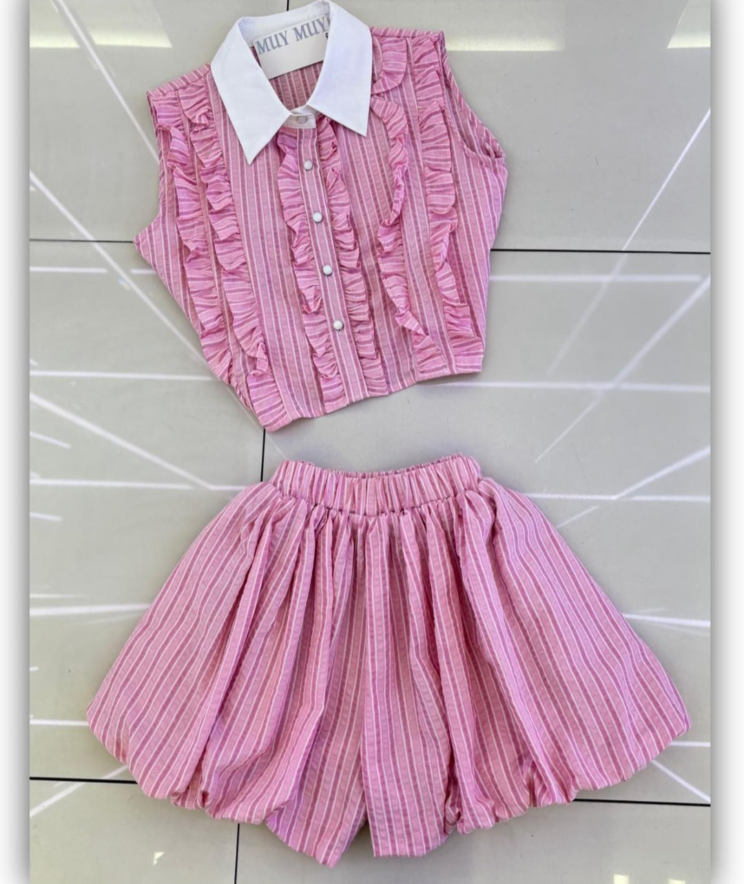 Pink Skort Set