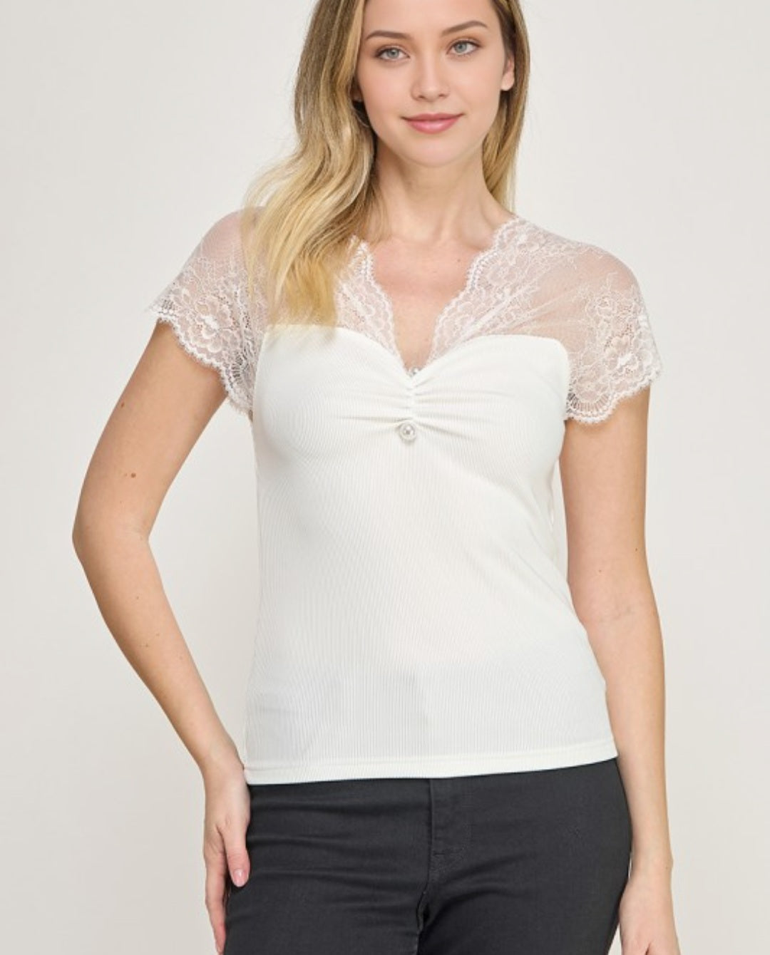 White Lace Top