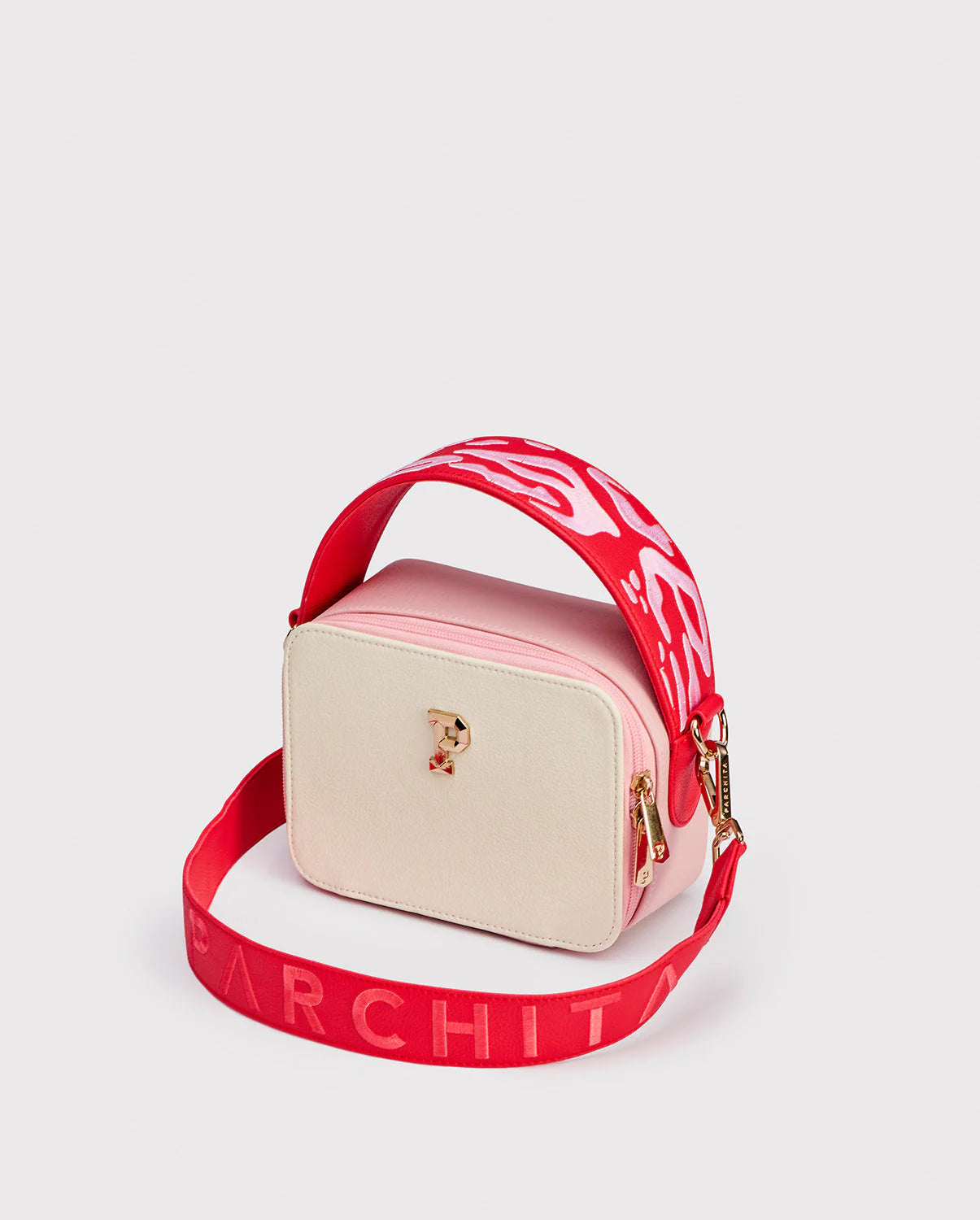 PARCHITA Cartera Vibra Wild Ivory & Cherrie