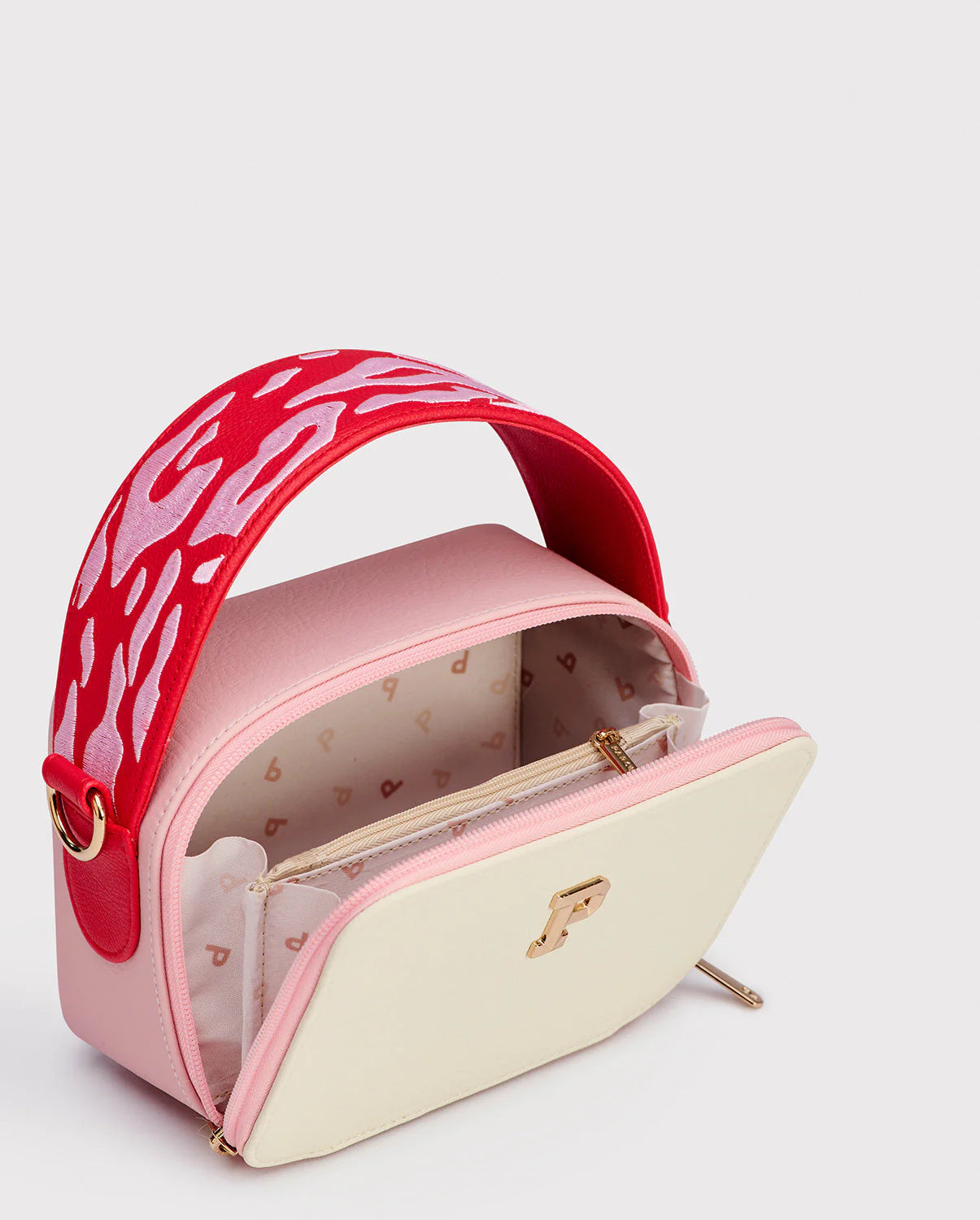 PARCHITA Cartera Vibra Wild Ivory & Cherrie