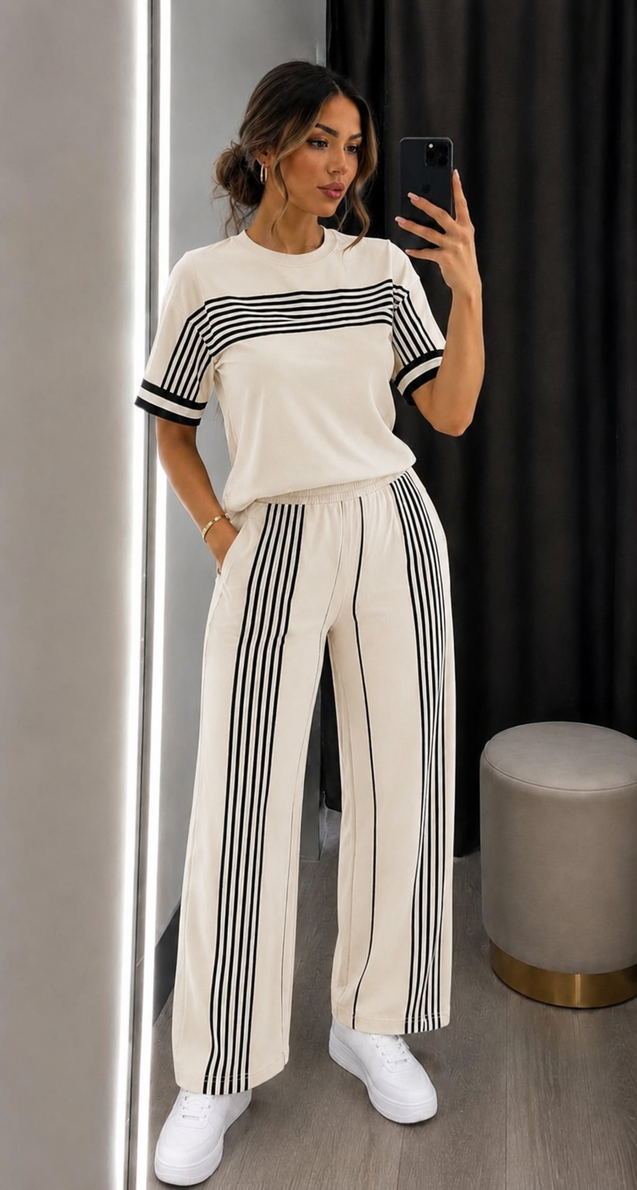 Beige Travel Set