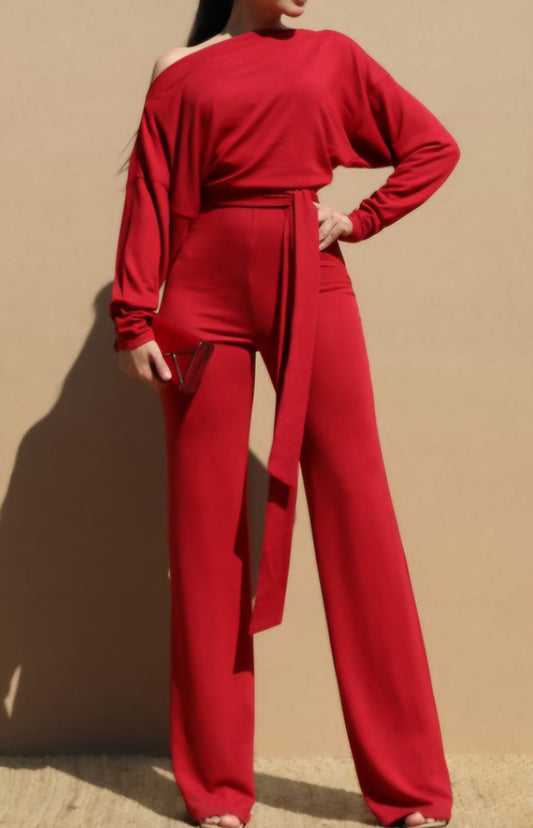 Burgundy Jumpsuit