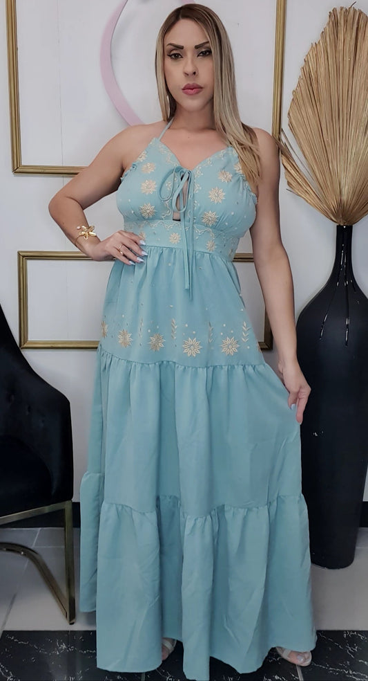 Teal Maxi Dress