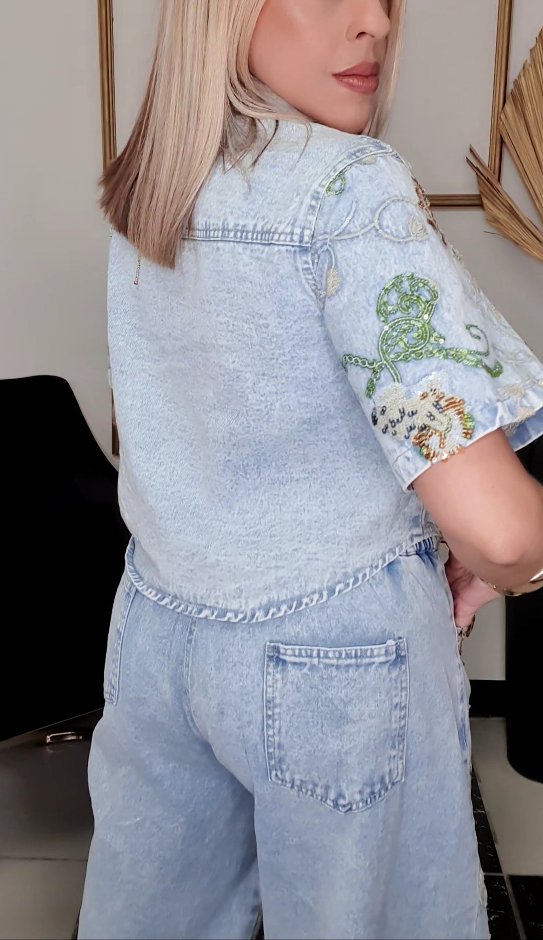 Denim Garden Set