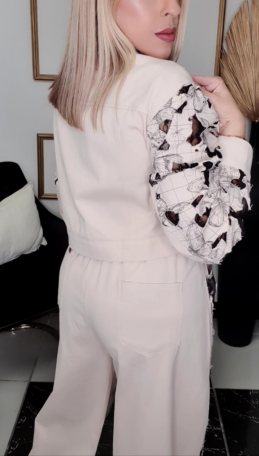 Beige Blossom Set