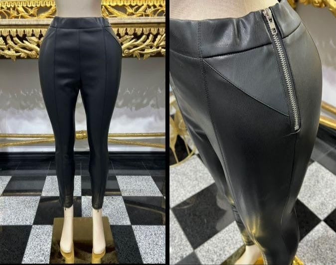 Black Leather Legging