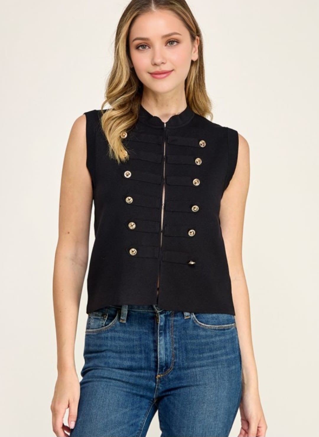 Black Napoleón Top