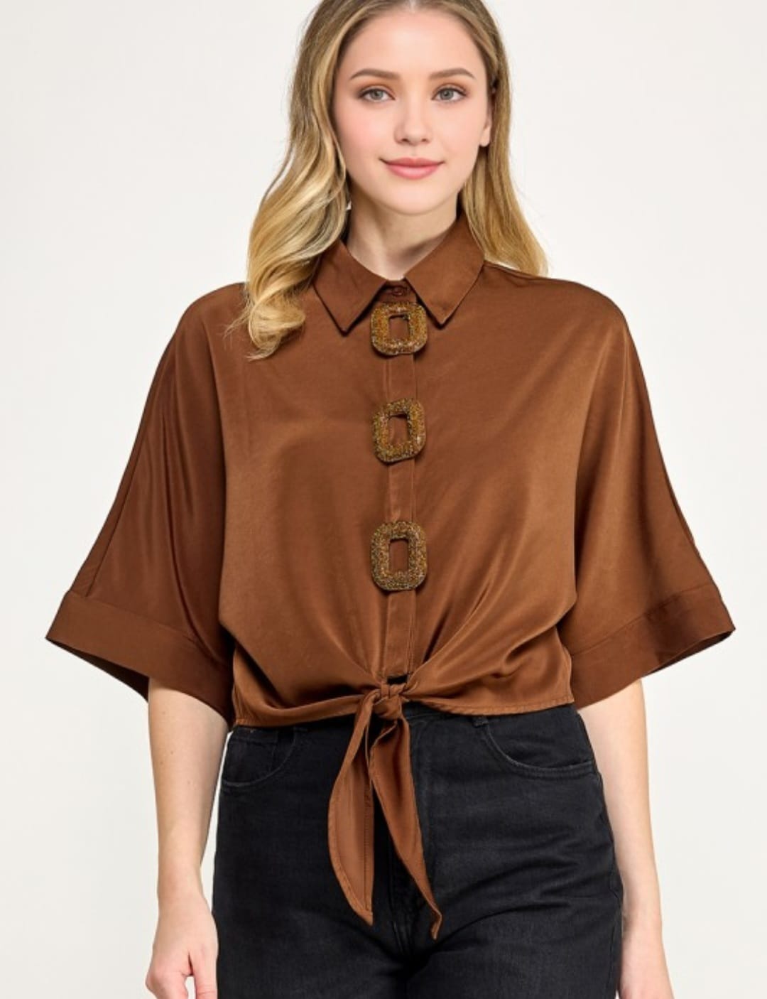 Sienna Buckle Blouse