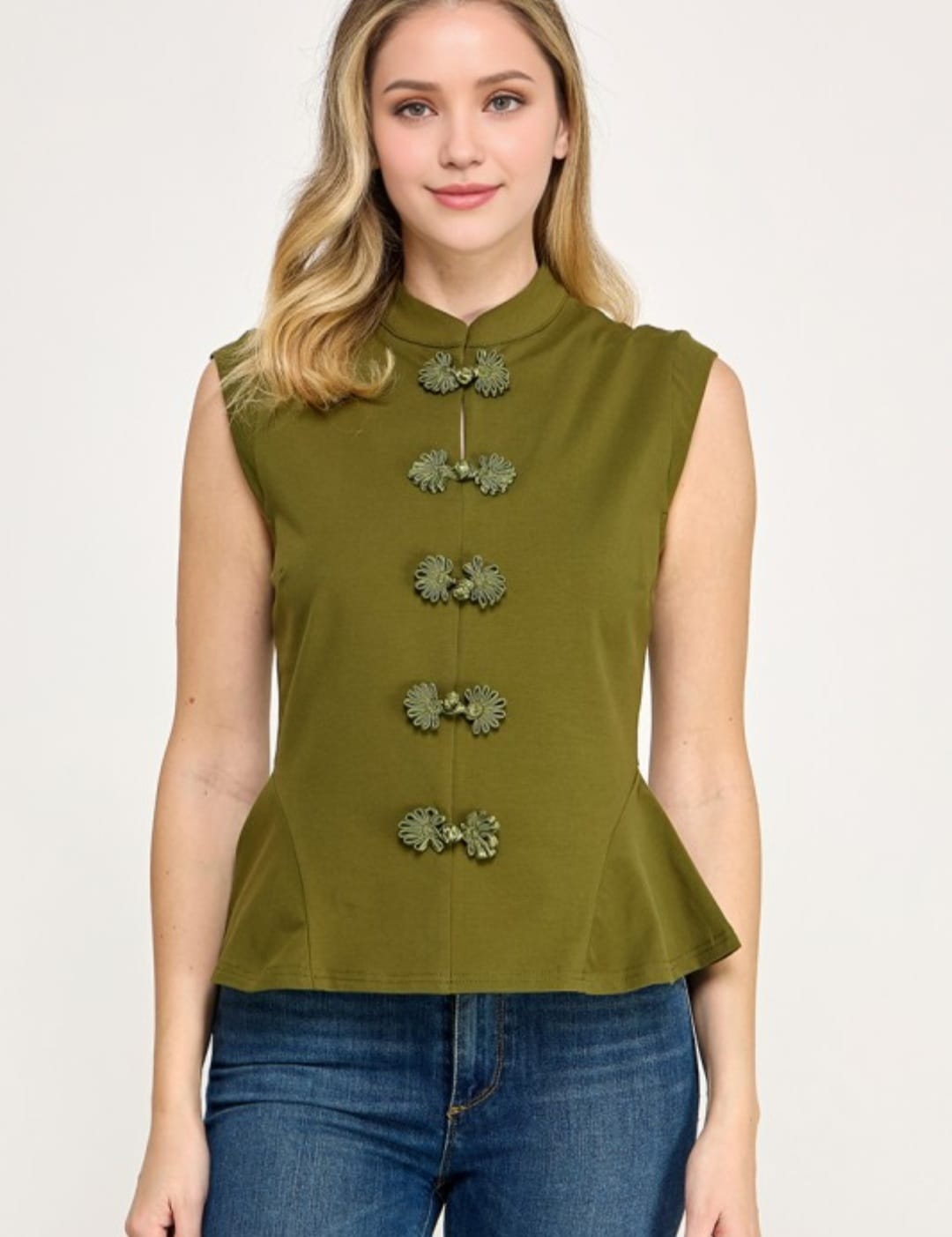 Olive Muse Top