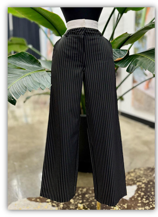 B&W Stripes Pant