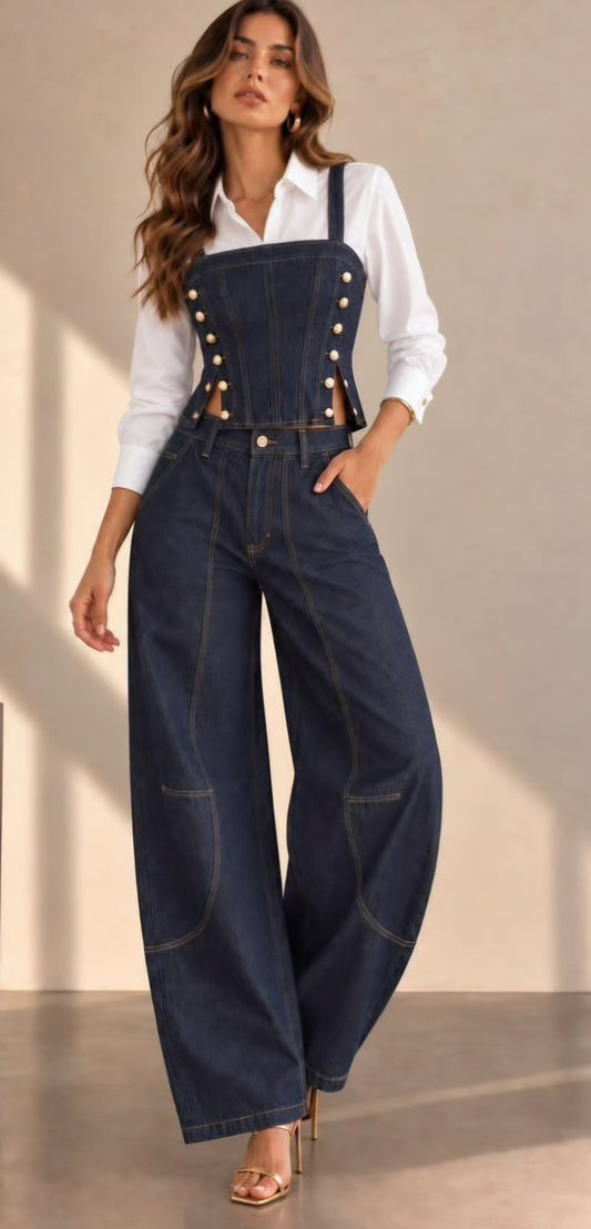 Barrel Denim Set