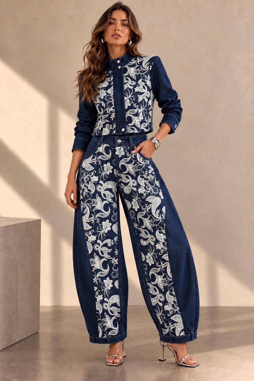 Denimi Lace Set
