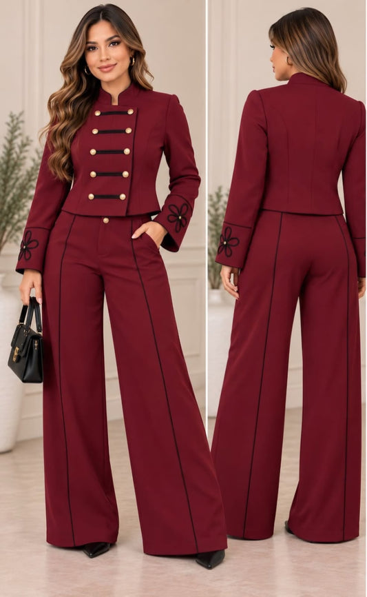 Napoleon Burgundy Set