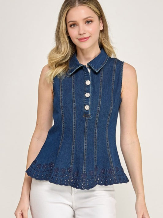 Denim Top