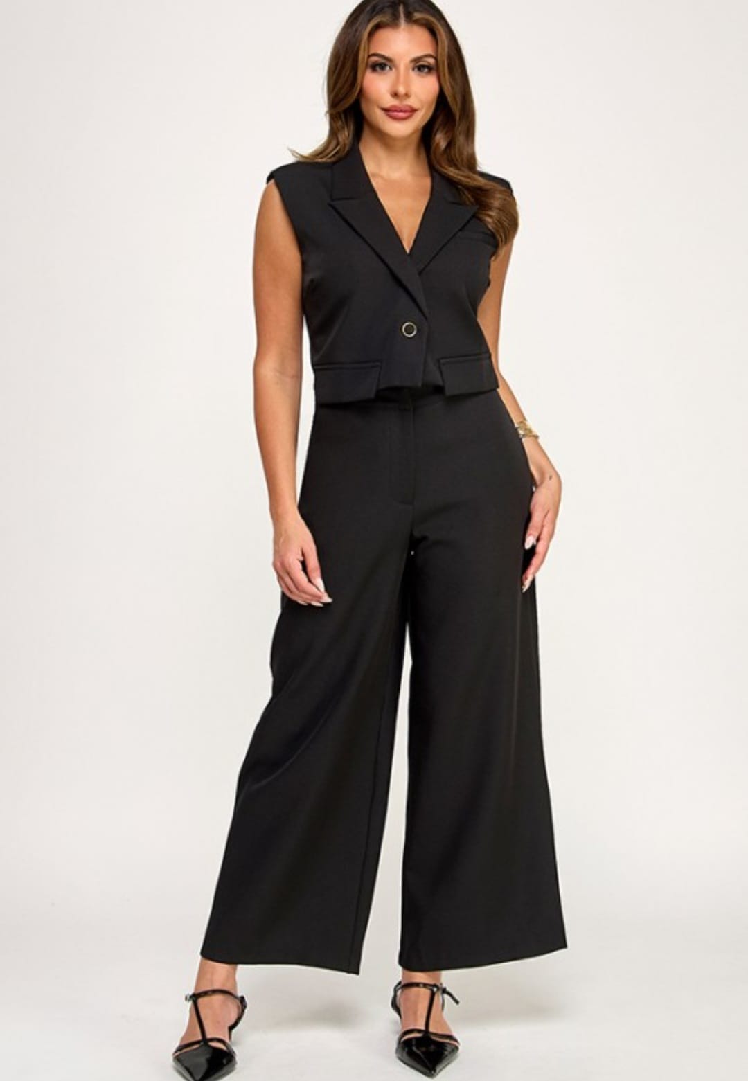 Black Vest Set