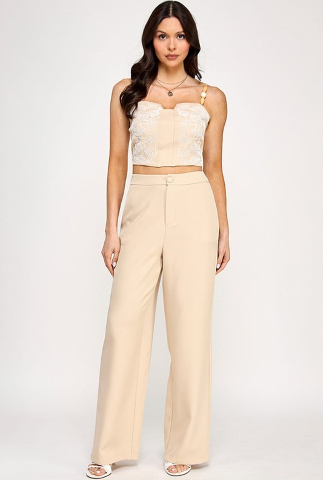 Beige Embroidery Set
