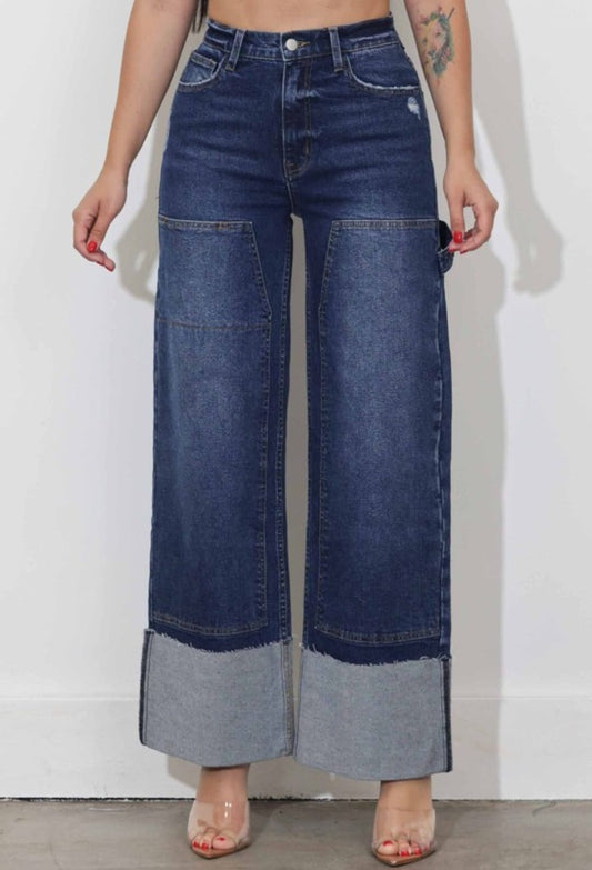 Vibrant Wide Jeans