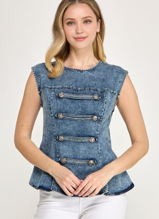 Napoleón Denim Top