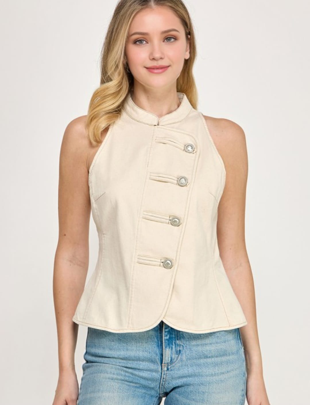 Beige Napoleón Top