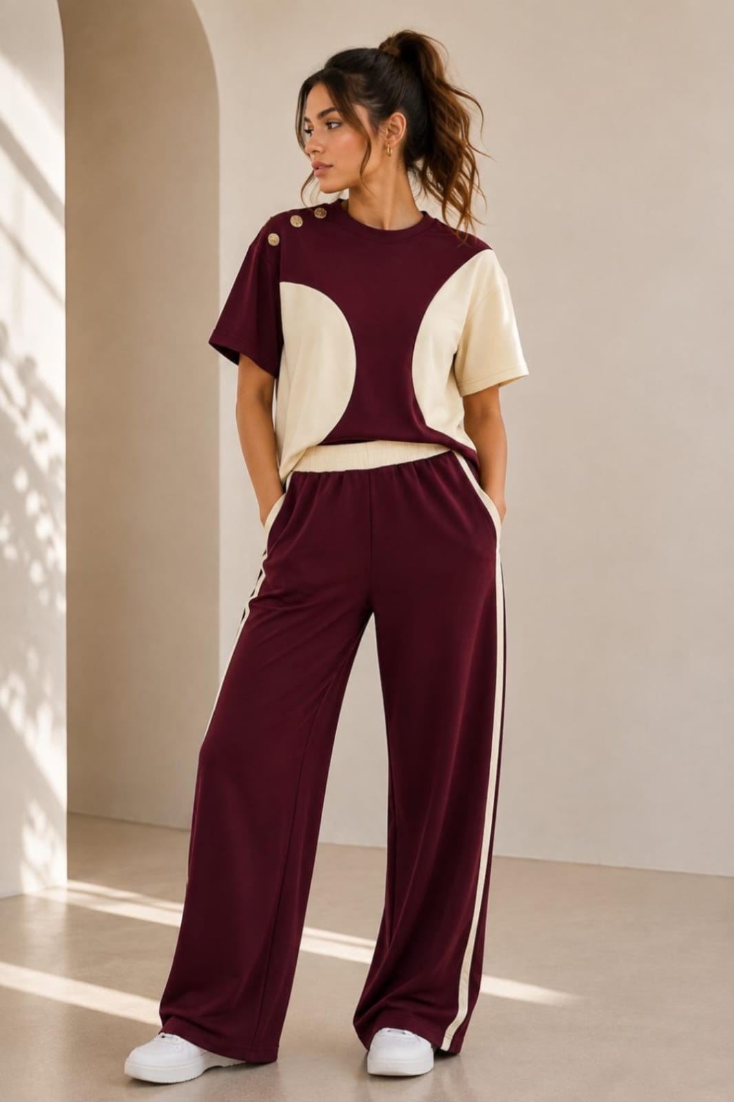 Burgundy Travel Set