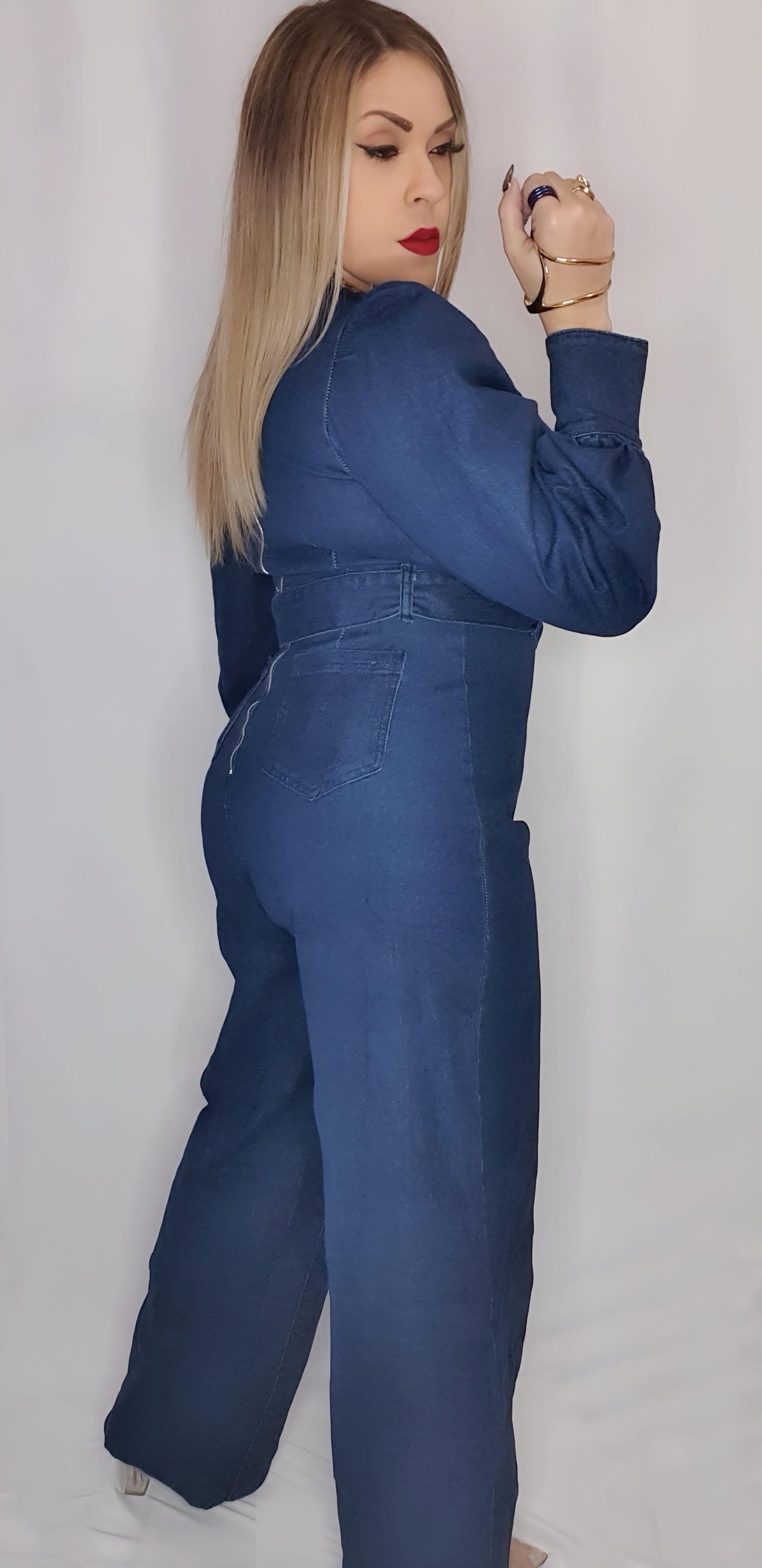 Dark Denim Jumpsuit