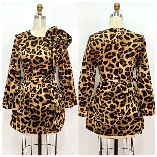 Animal Print Dress (LEER DESCRIPCIONES)