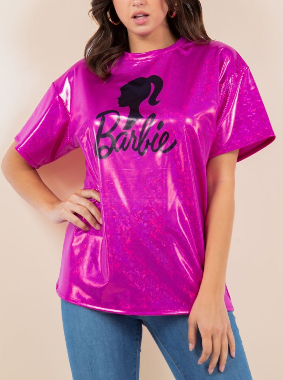 Metallic Barbie Top