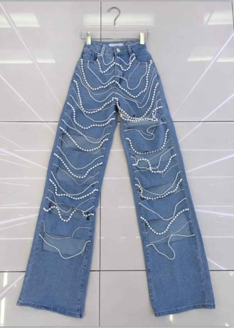 Pearls Jeans