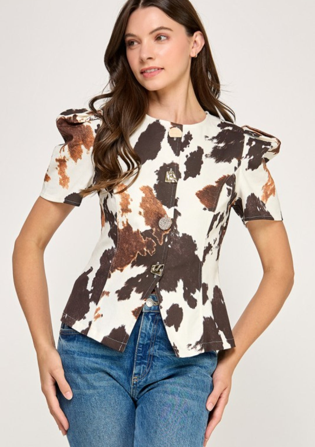 Princess Cow Top