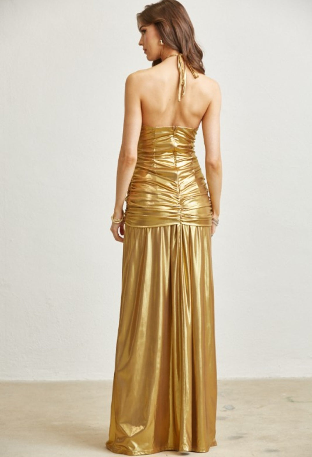 Gold Vogue Dress