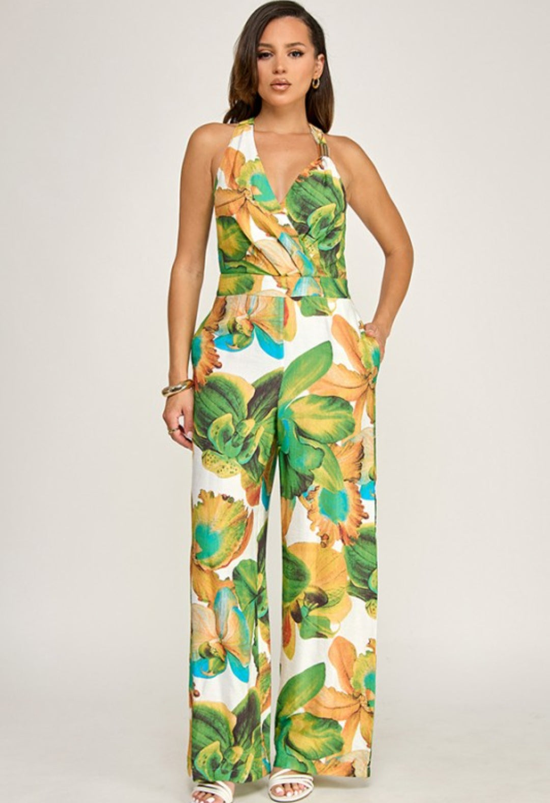 Garden Green Jumpsuit