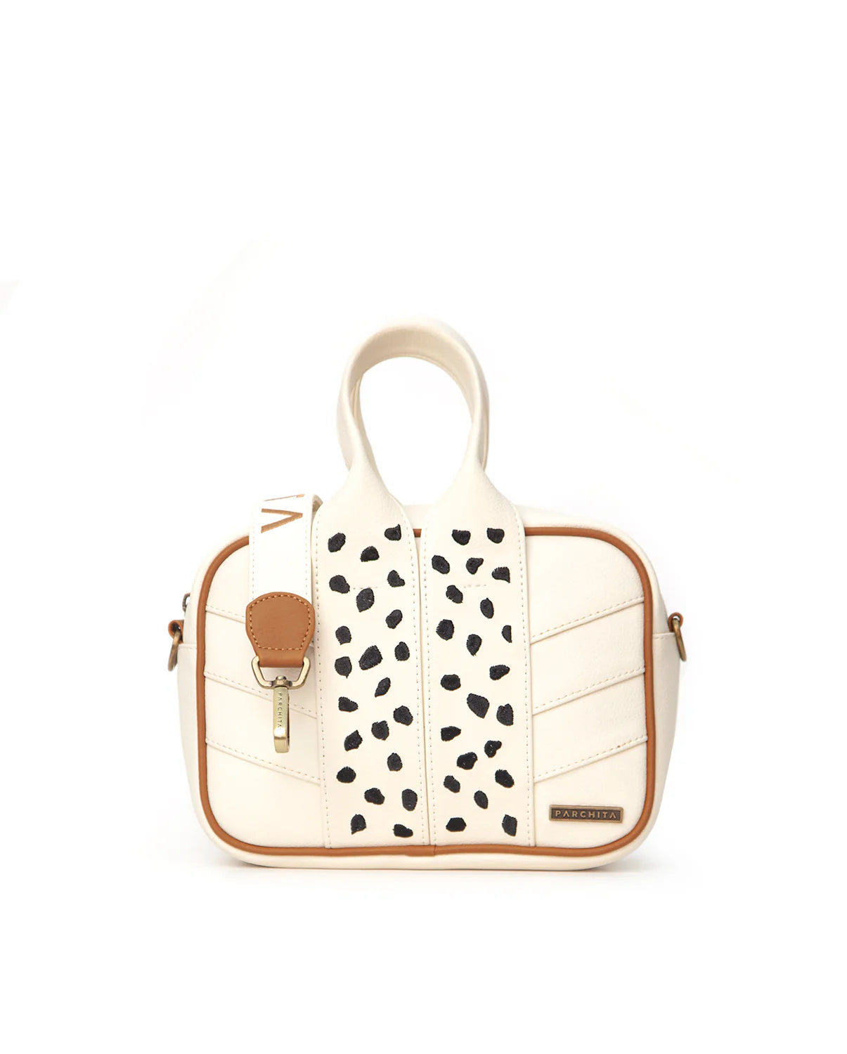 PARCHITA Bandolera Trufa Ivory