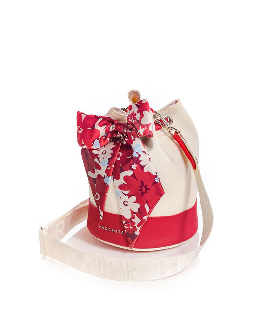 PARCHITA Cartera Vilma Ivory & Cherrie