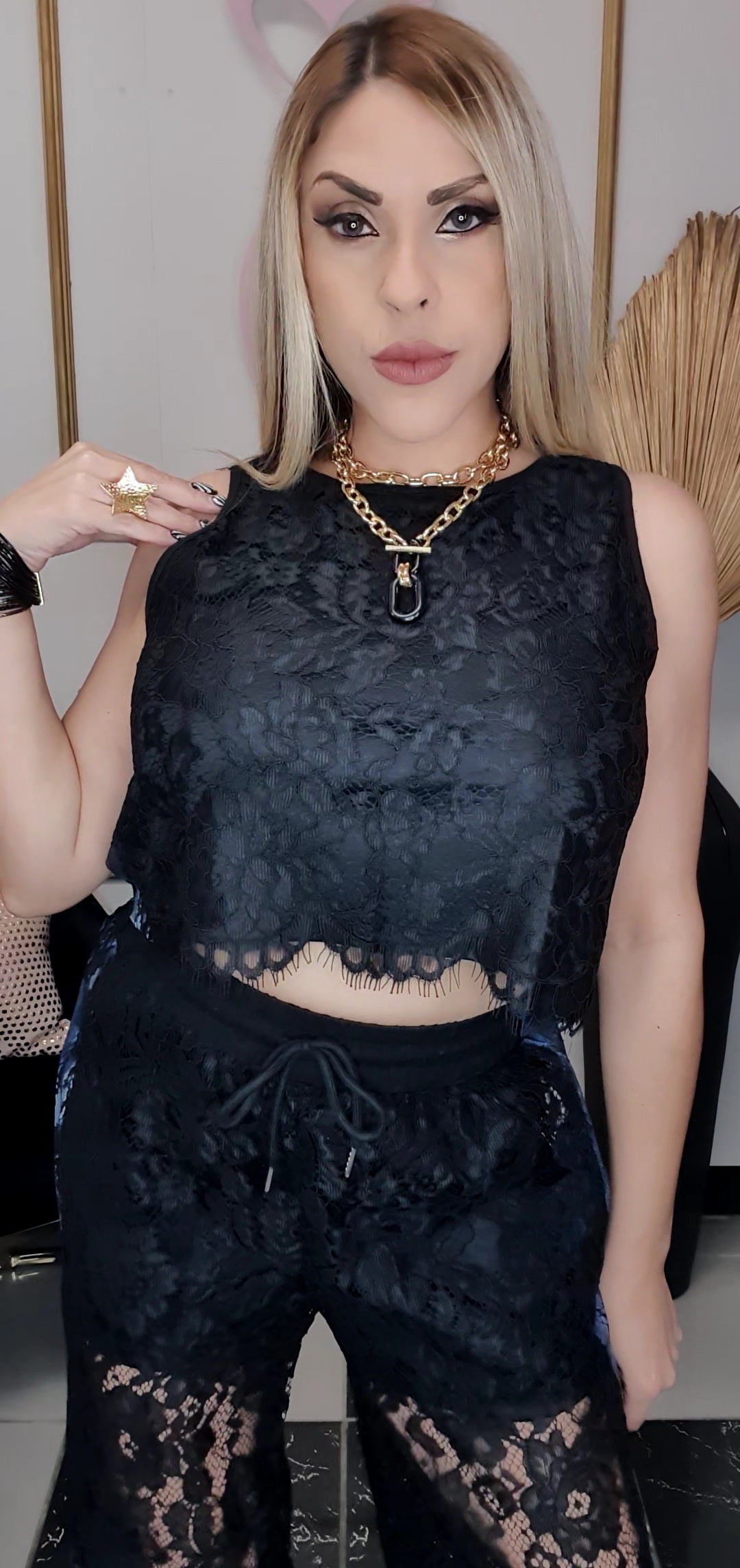 Black Lace Set