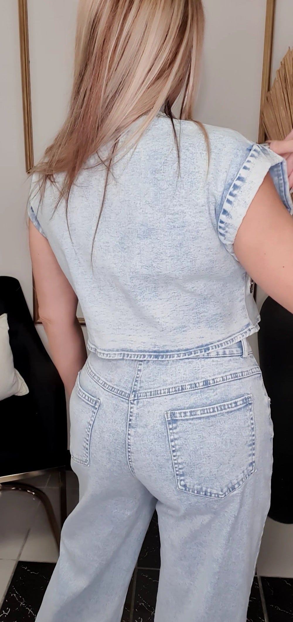 Denim Grommets Set