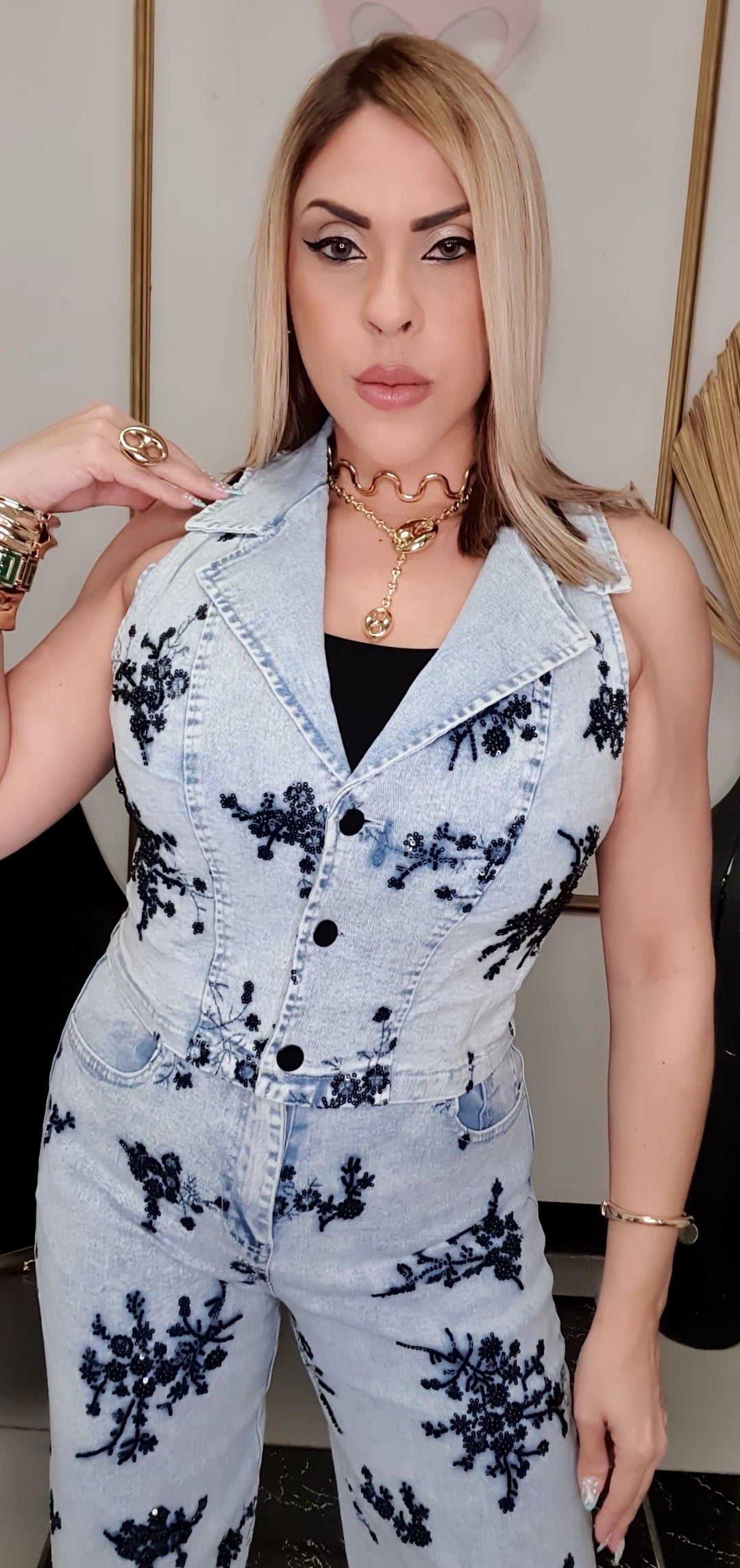 Bella Denim Set