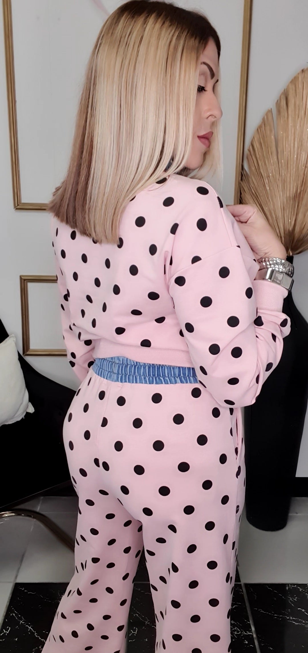 Pink Polka Dots Set