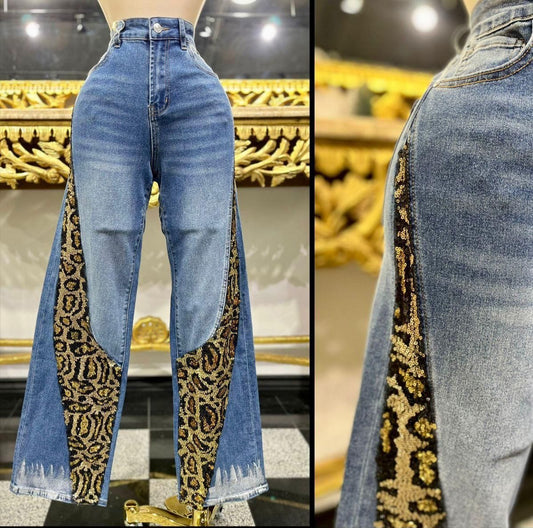 A/P Sequins Denim