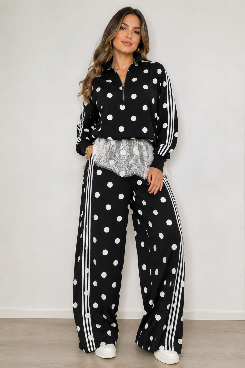 Polka Dots Lace Set