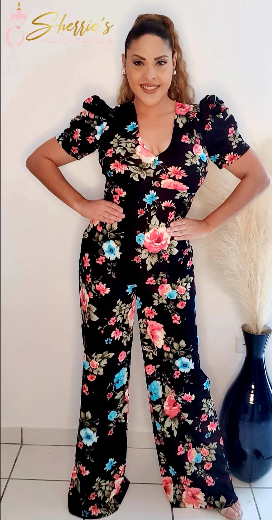 Floral Jumpsuit