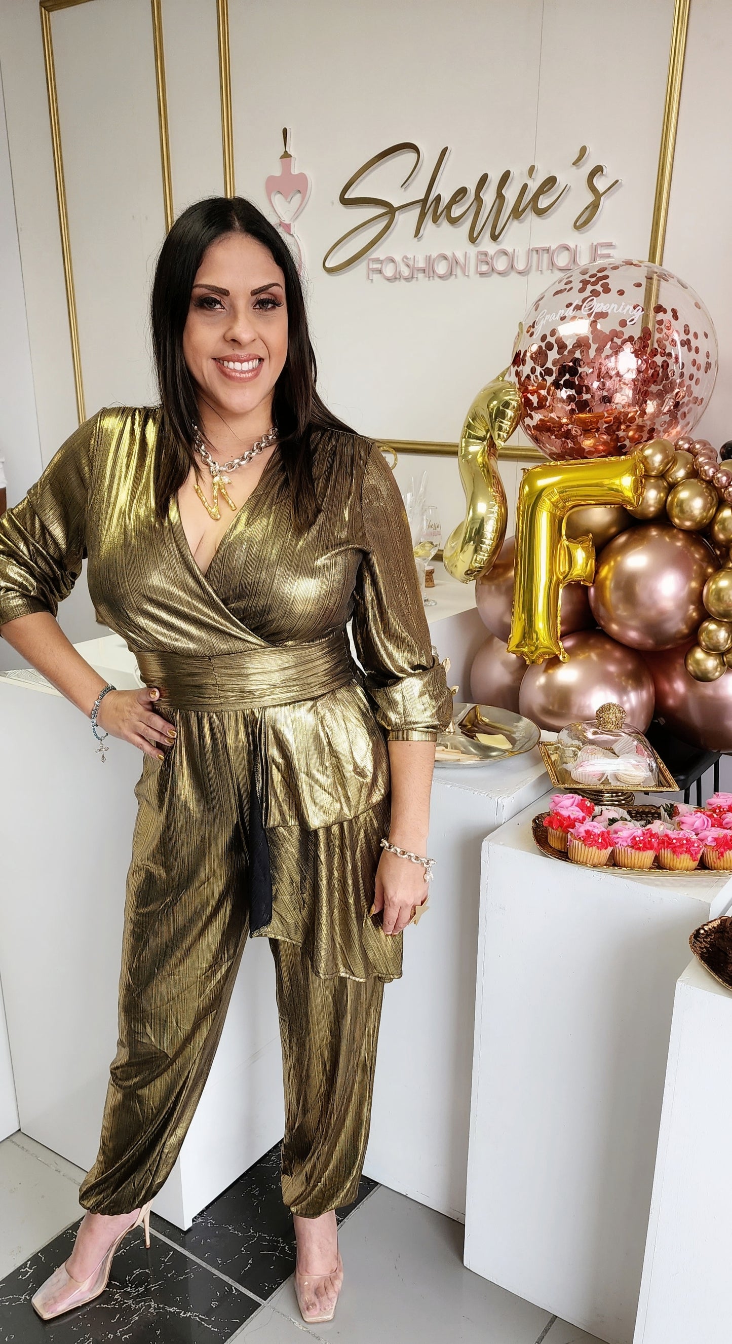 Metallic Jumpsuit