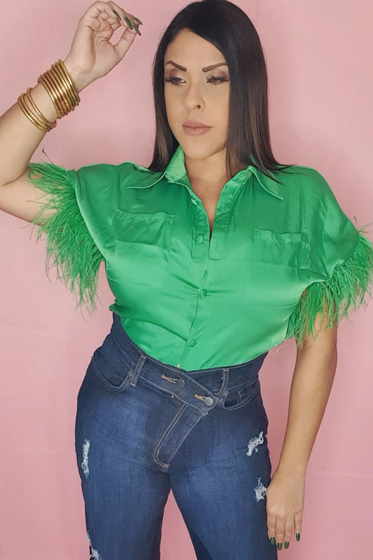 Green Leaf Top